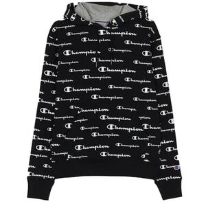 Champion Powerblend All Over Logo Hoodie big kid XL
